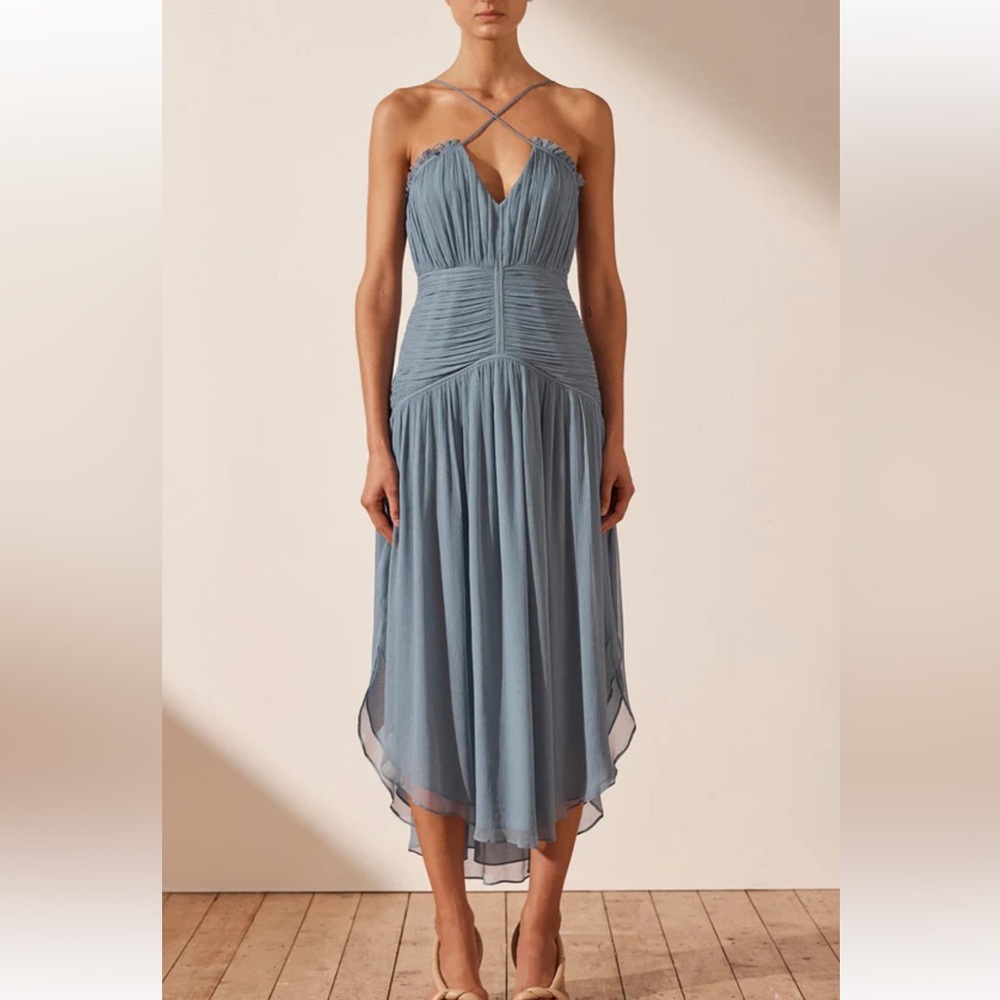 COPY - Shona Joy Lauren Cross Front Midi Dress